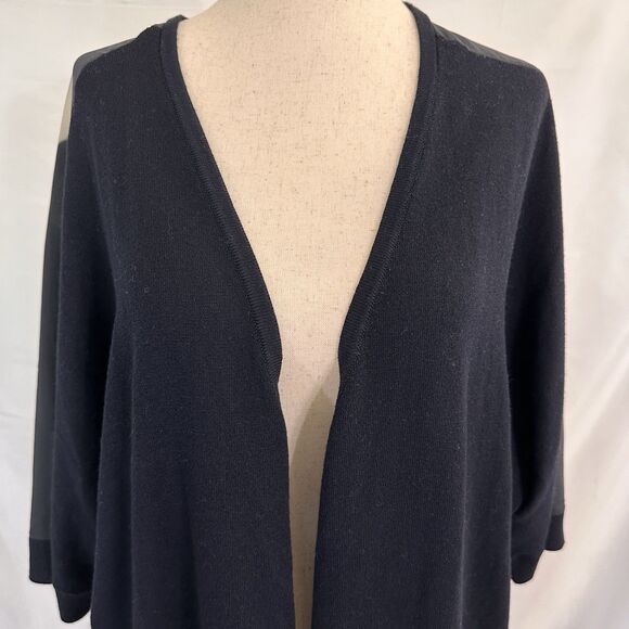 Ted Baker London Lovinia Black Floral Open Cardigan Size L/XL Womens - Picture 3 of 8